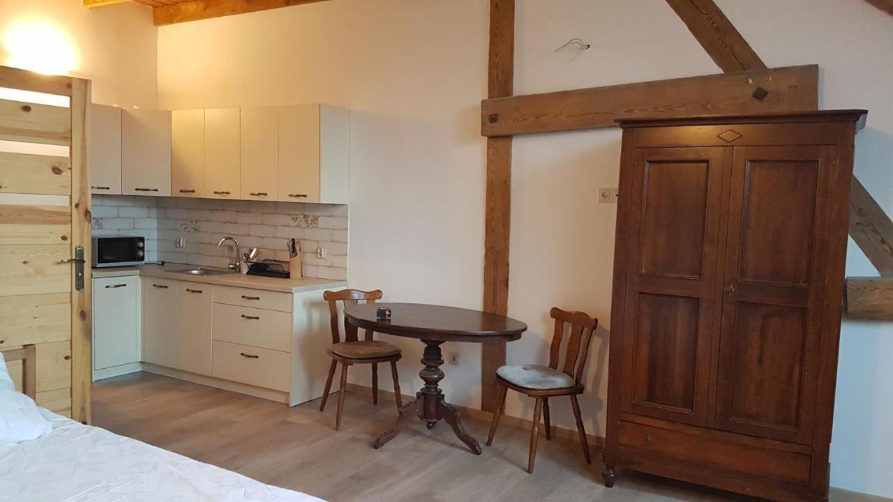 Dziewanna Appartement Brzeziniec Buitenkant foto